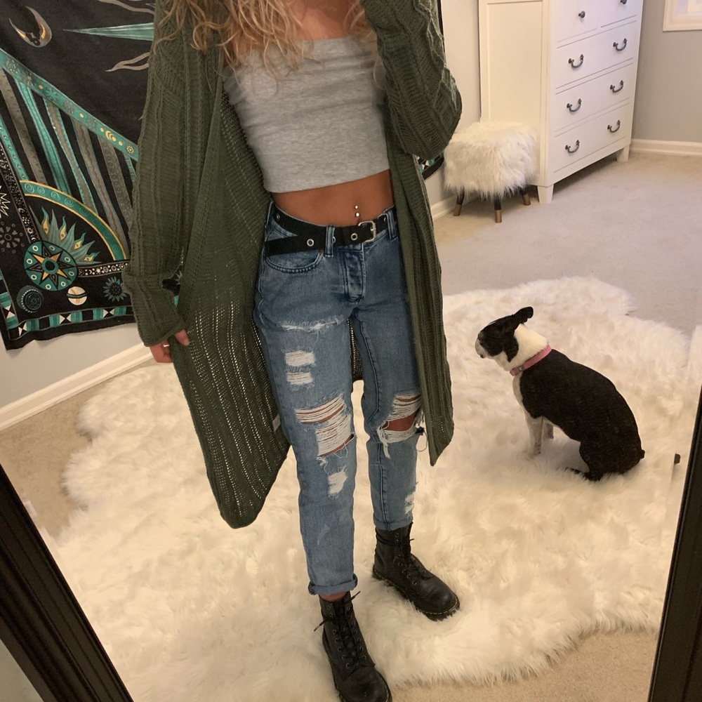 pac sun (la hearts) long cardigan